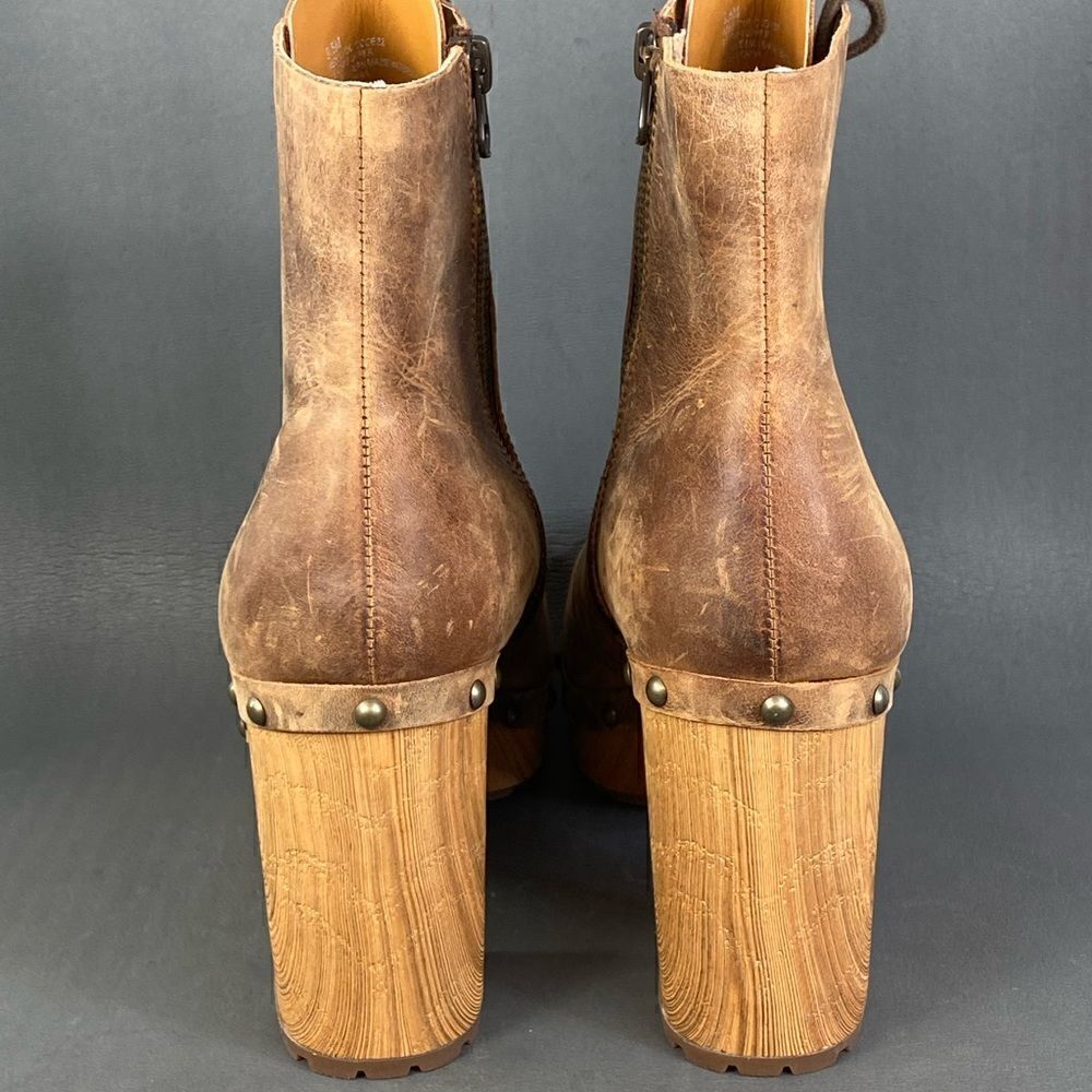 Kork-Ease Sherborn Leather Lace-Up Boot - Brown womens size  9.5 - Picture 2 of 11